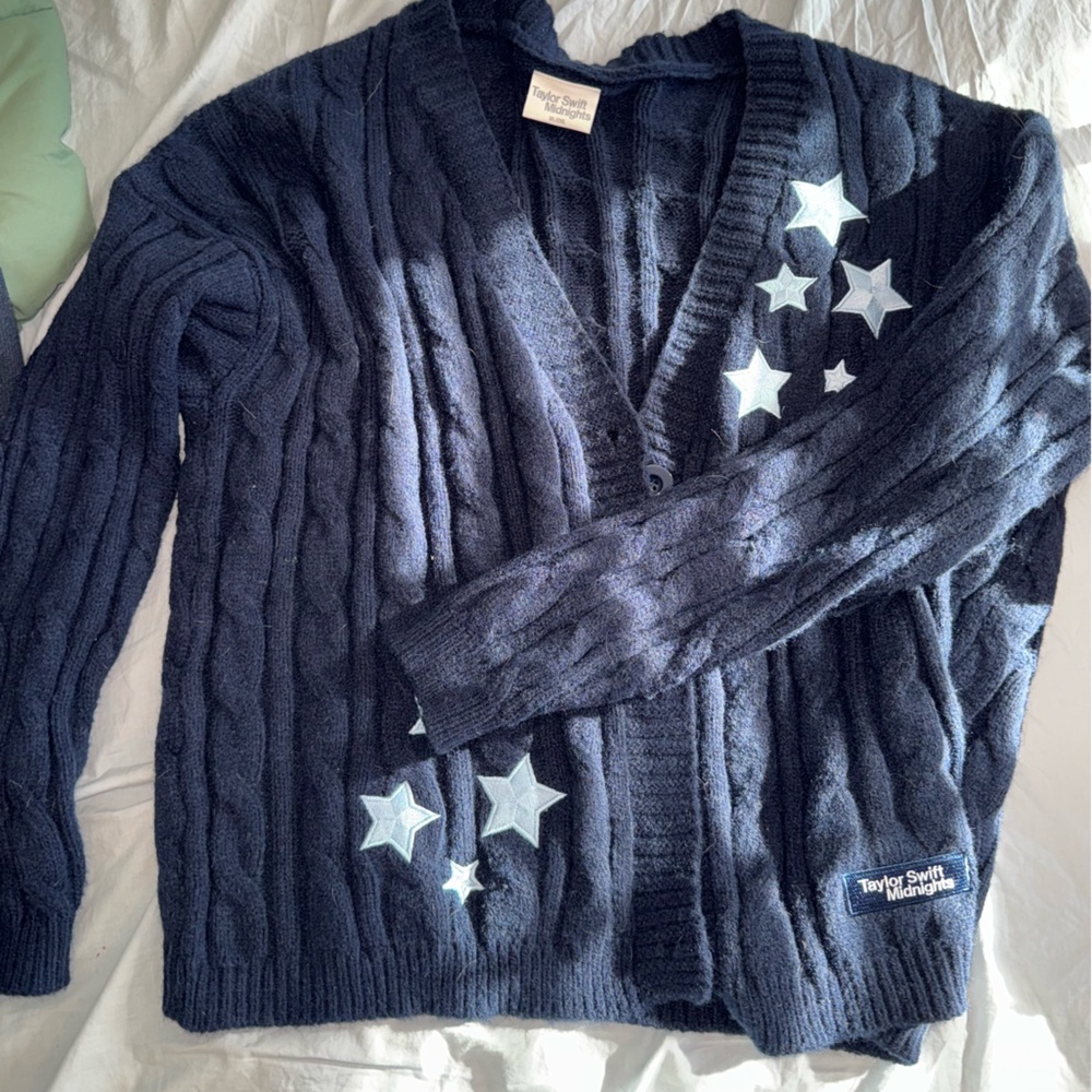 Taylor Swift Midnights Blue Knit Cardigan